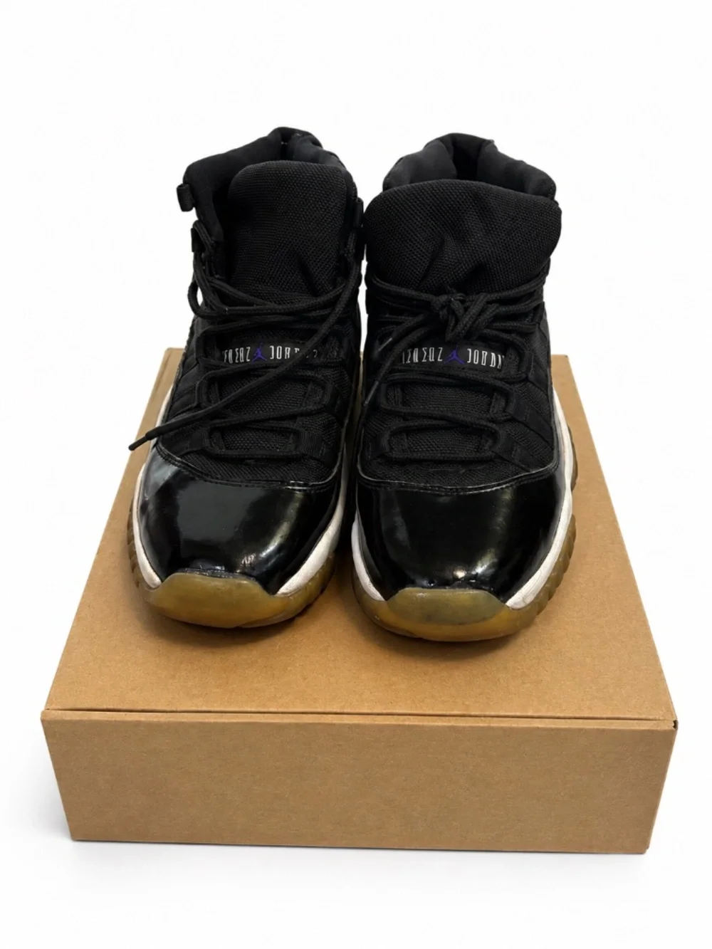 Air Jordan 11 Black Purple Sneakers – Restoration/Refurbish Project